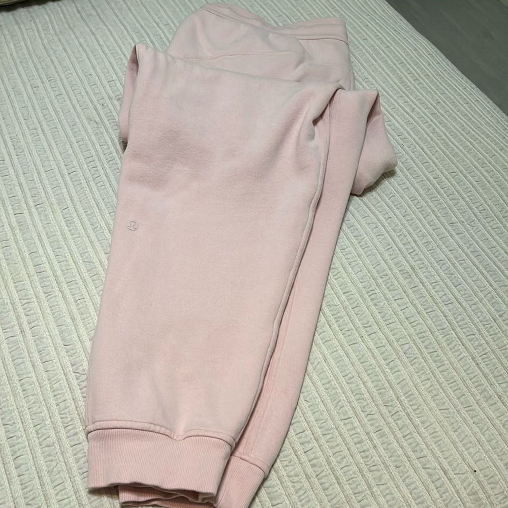 lululemon athletica Light Pink scuba Joggers